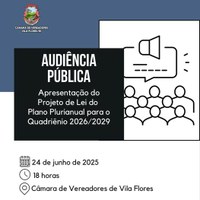 📣 CONVITE PARA AUDIÊNCIA PÚBLICA