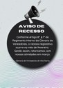 AVISO DE RECESSO 