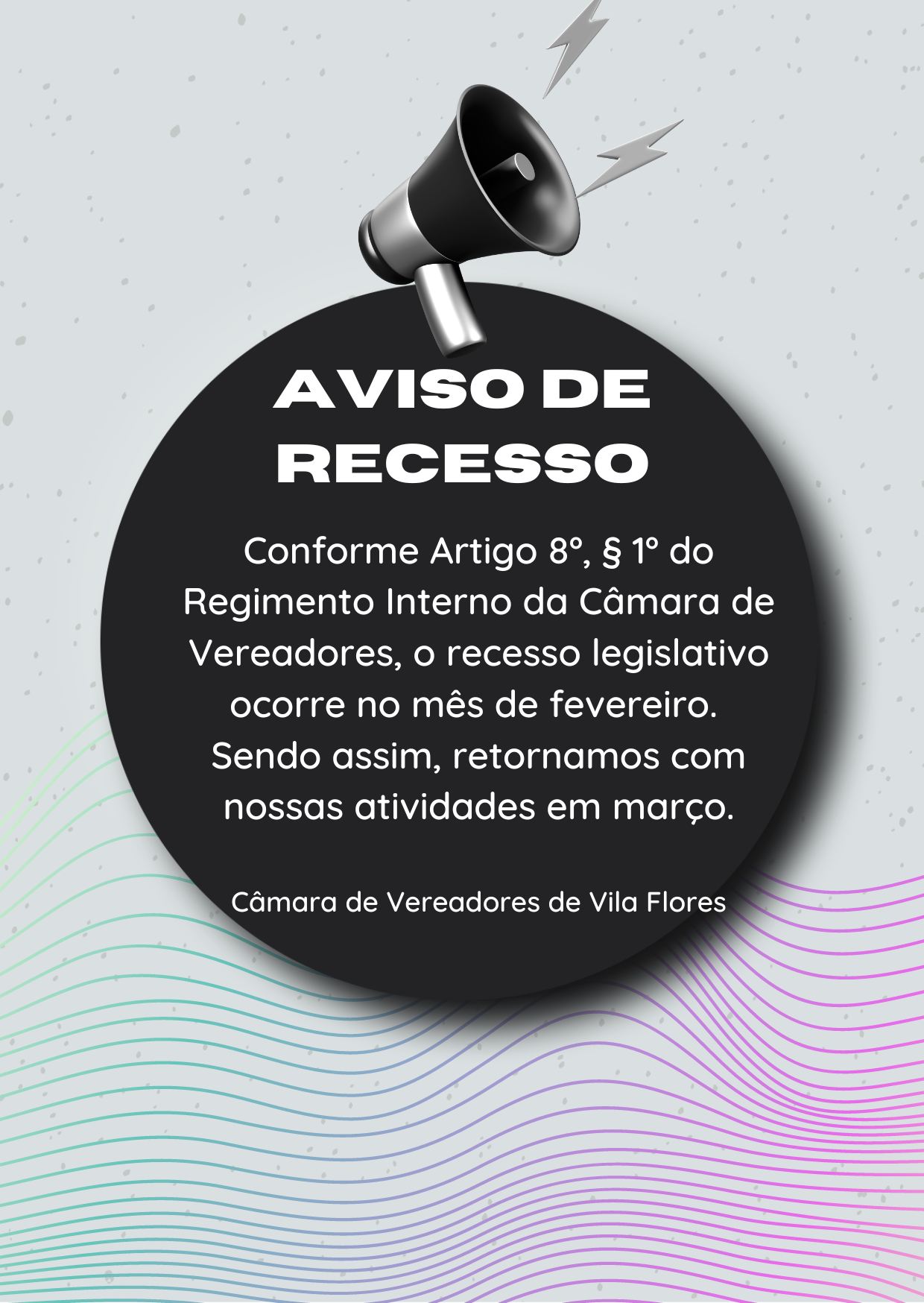 AVISO DE RECESSO 