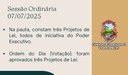 Resumo da Sessão Ordinária, realizada no dia 07/07/2025. Resumo da Sessão Ordinária, realizada no dia 07/07/2025.
