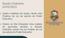 Resumo da Sessão Ordinária, realizada no dia 12/05/2025. Resumo da Sessão Ordinária, realizada no dia 12/05/2025.