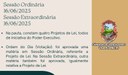 Resumo das Sessões Ordinária e Extraordinária, realizadas no dia 16/06/2025. Resumo das Sessões Ordinária e Extraordinária, realizadas no dia 16/06/2025.